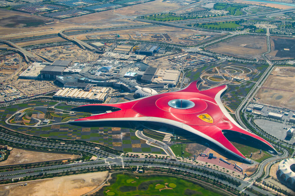 Ferrari World 
yas 
island Abu Dhabi